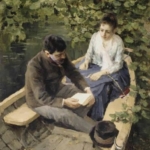 Konstantin Alekseyevich Korovin, In the Boat (1888)