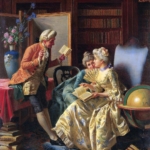 Pio Ricci (1850-1919), &quot;In the Library&quot;